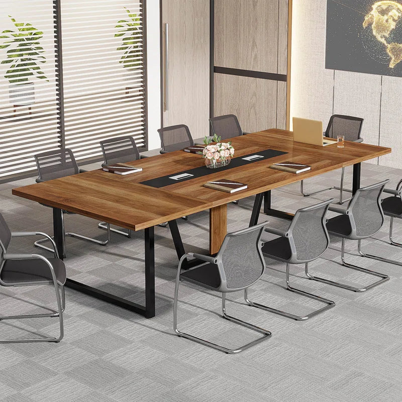 Conference Meeting for Office Table Modern Design Rectangle Shape is Hand Crafting and Table