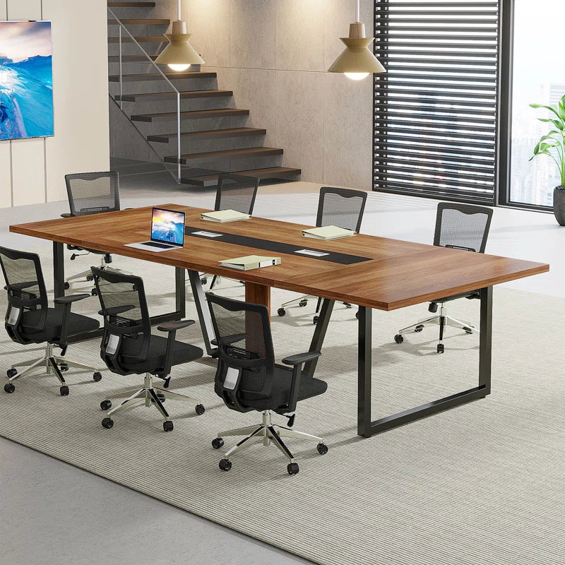 Conference Meeting for Office Table Modern Design Rectangle Shape is Hand Crafting and Table