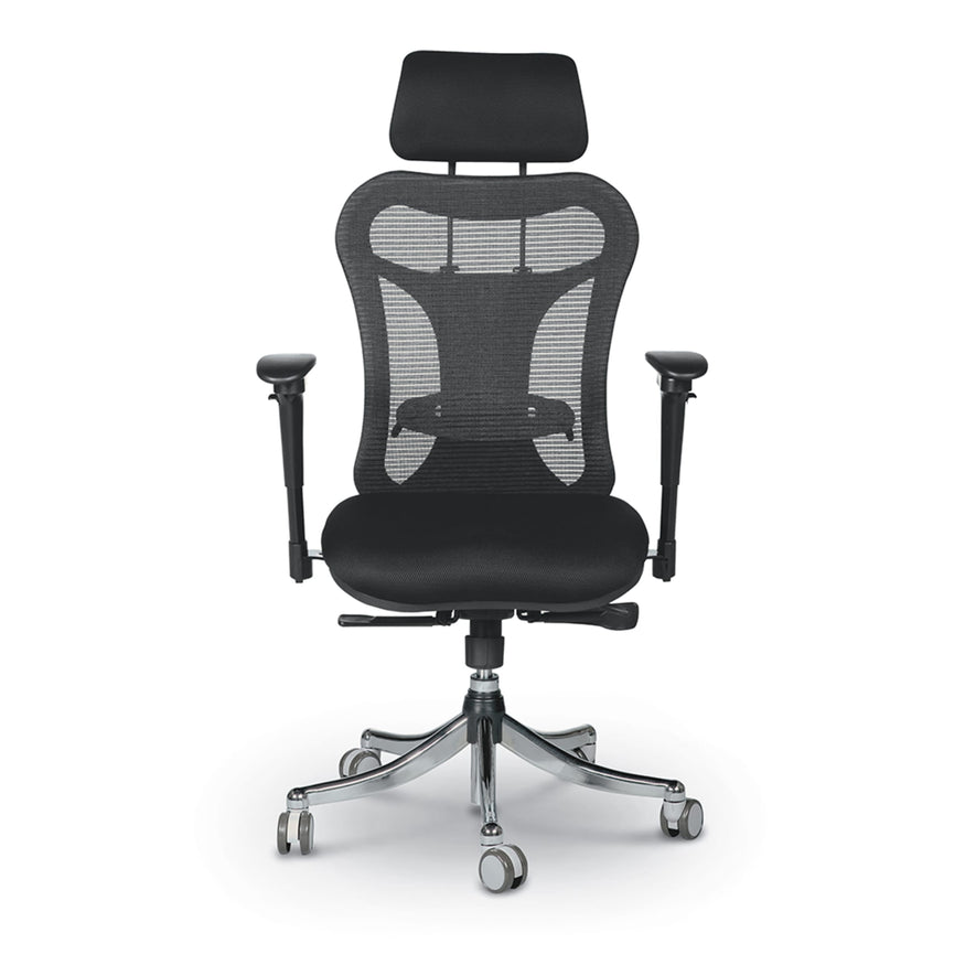 High Back Director Office Chair with Chrome Base