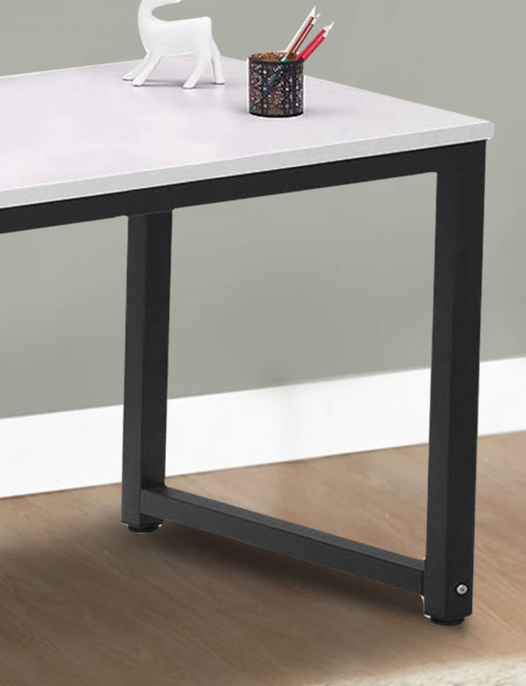 Computer Table with Metal Frame & Top Particle Board