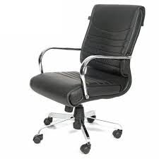 Medium Back Executive Chair with Chrome Base