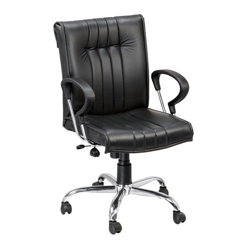 Medium Back Executive Ergonomic Chair with Chrome Base