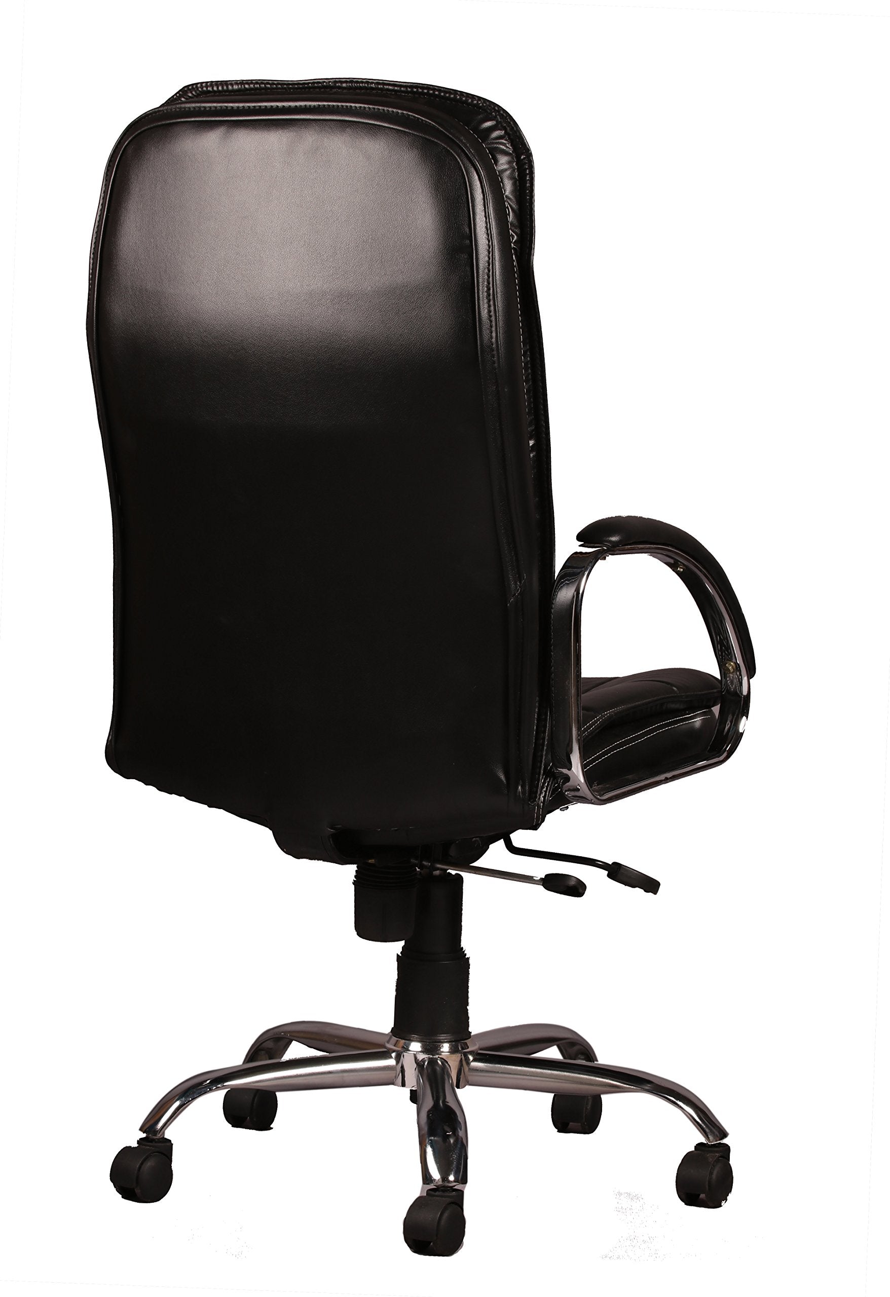 High Back Leatherette Office Chair with Chrome Base