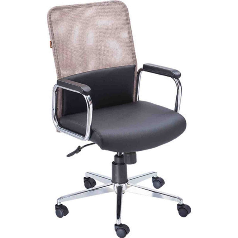 Medium Back Executive Chair with Chrome Base