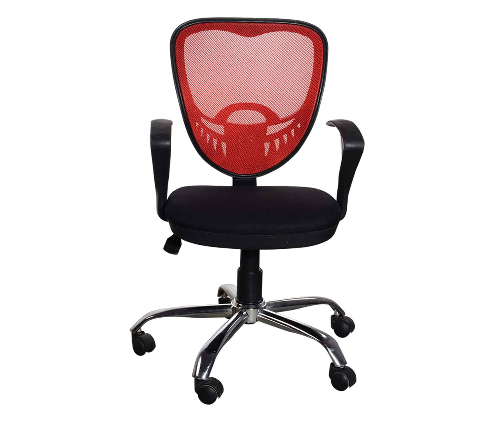 Medium Back Office Executive Chair with Height Adjustable Chrome Base