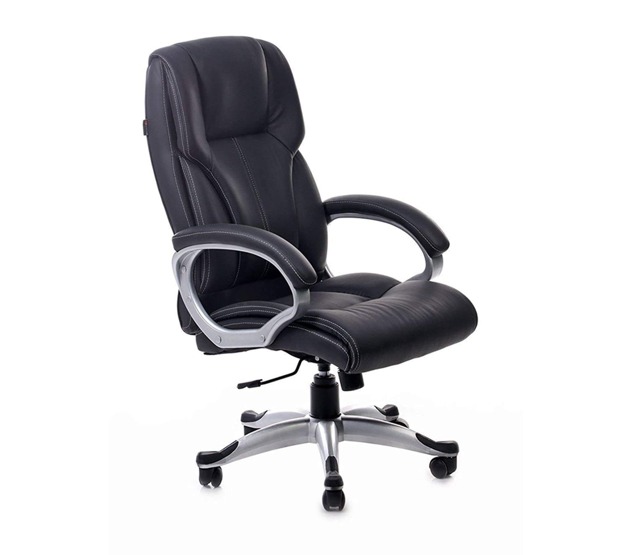 High Back Director Office Chair with Headrest & Aluminum Base