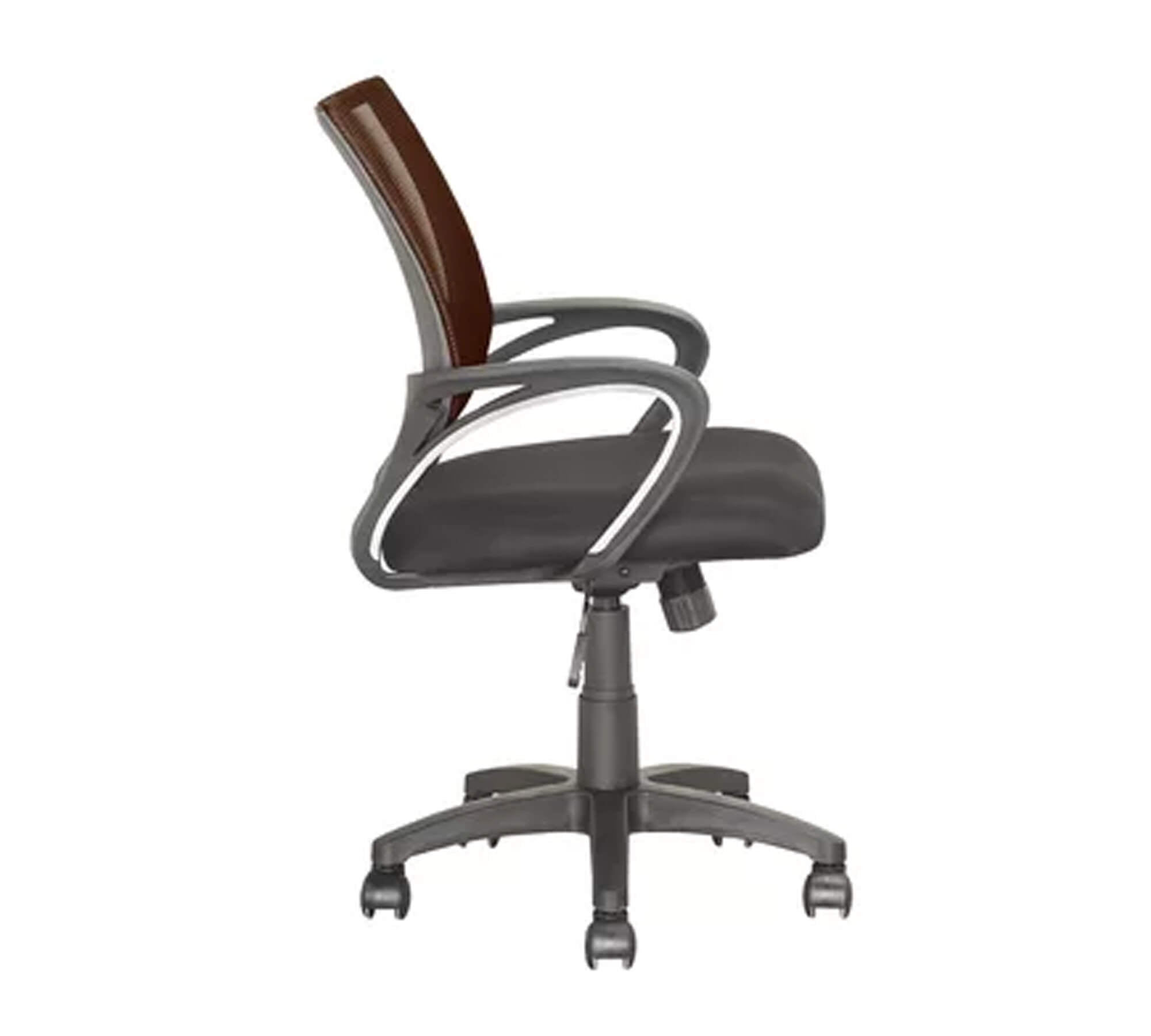 Medium Back Office Executive Mesh Chair with Nylon Wheels Base