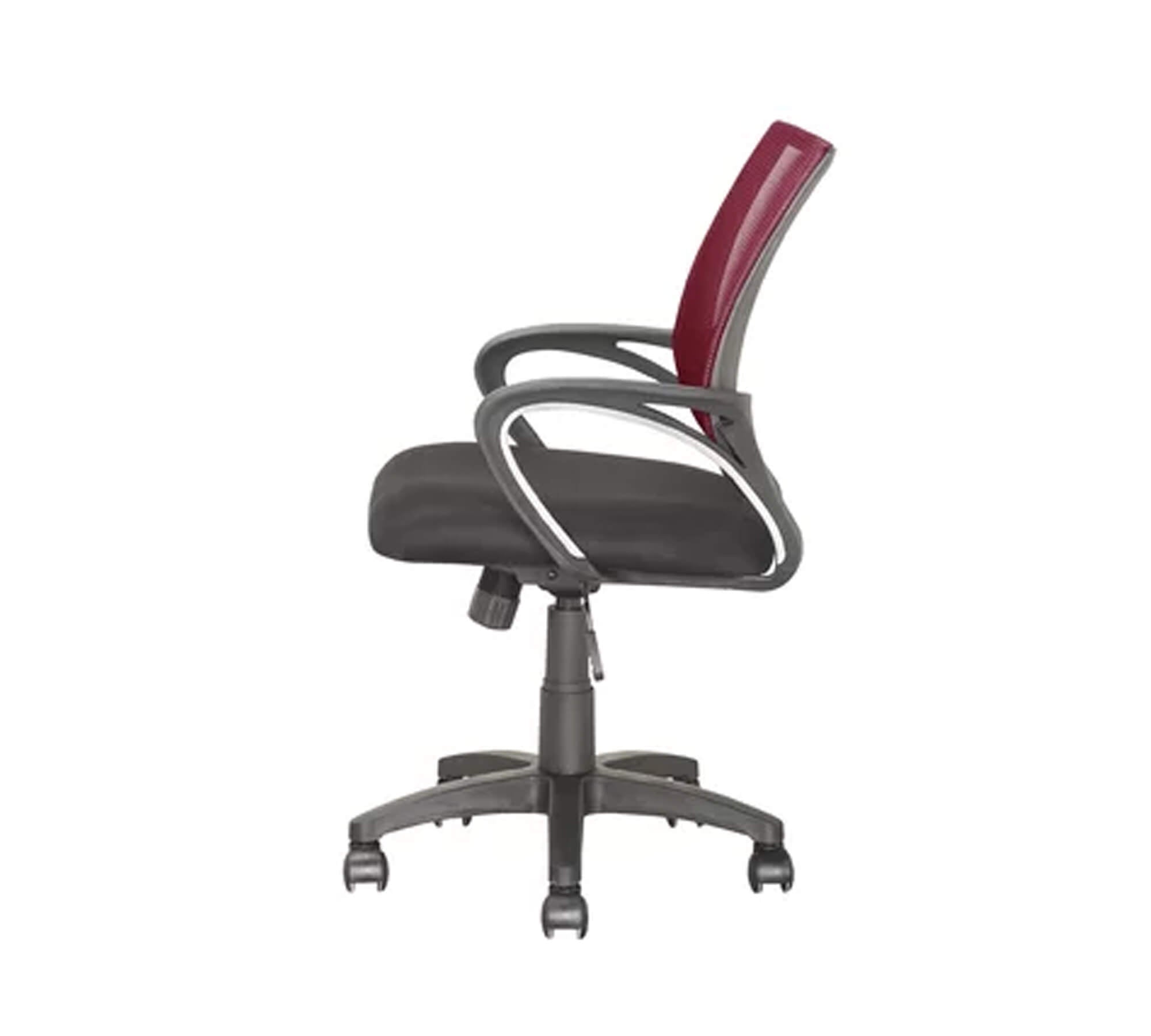 Medium Back Office Executive Mesh Chair with Nylon Wheels Base