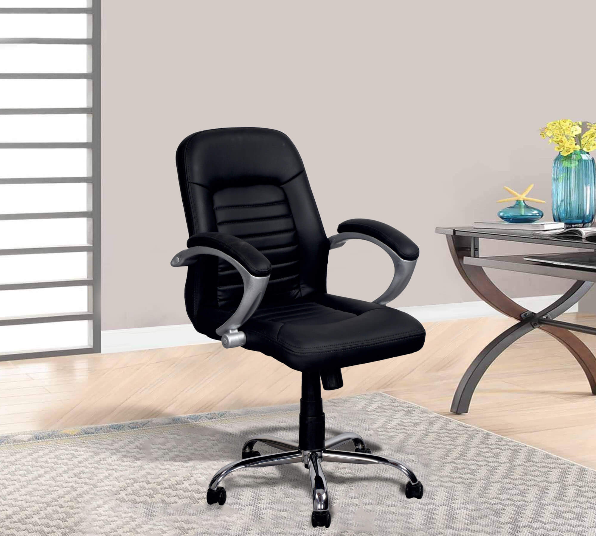 Medium Back Office Executive Chair with Chrome Base