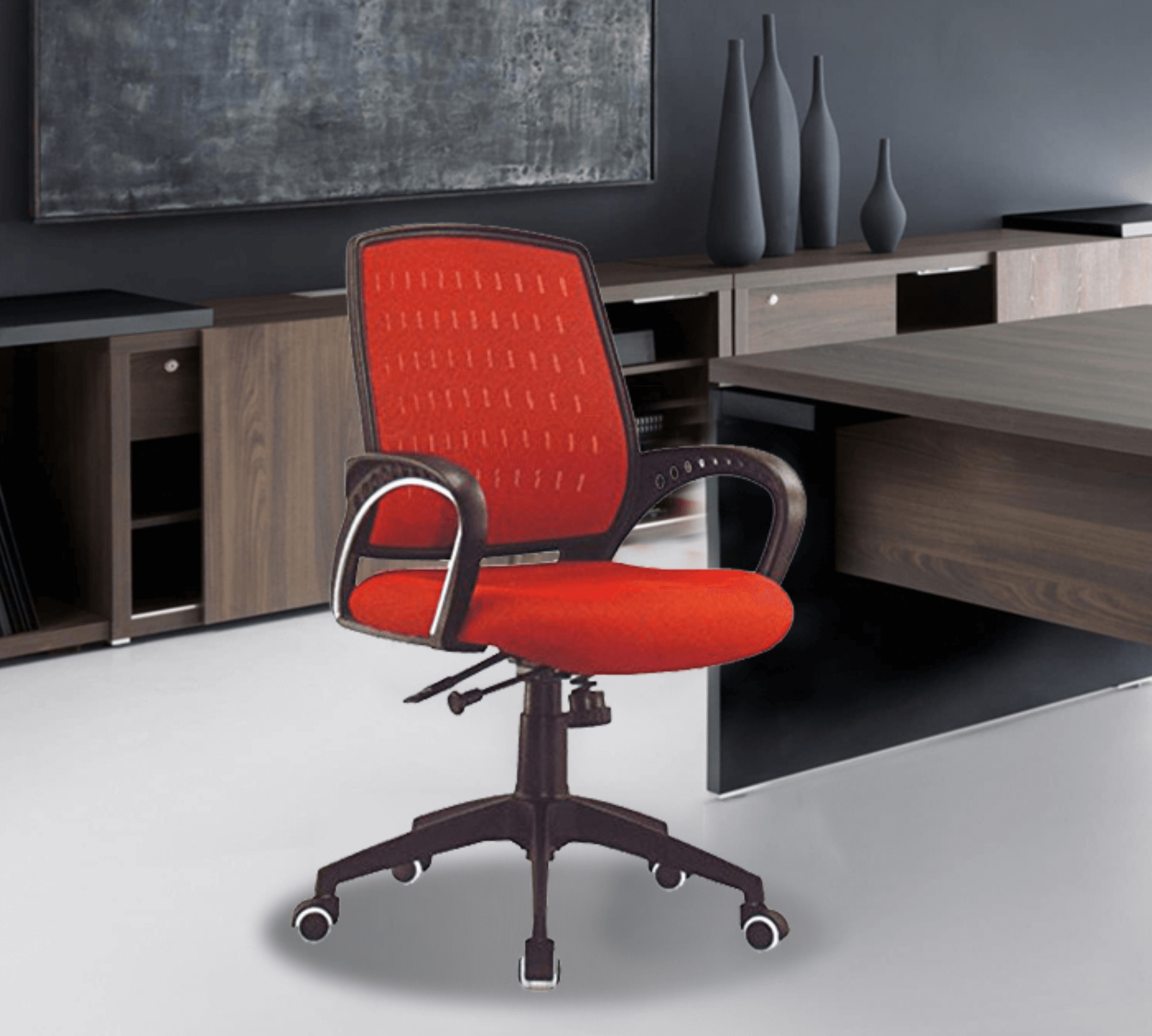 Medium Back Office Executive Mesh Chair with Nylon Base