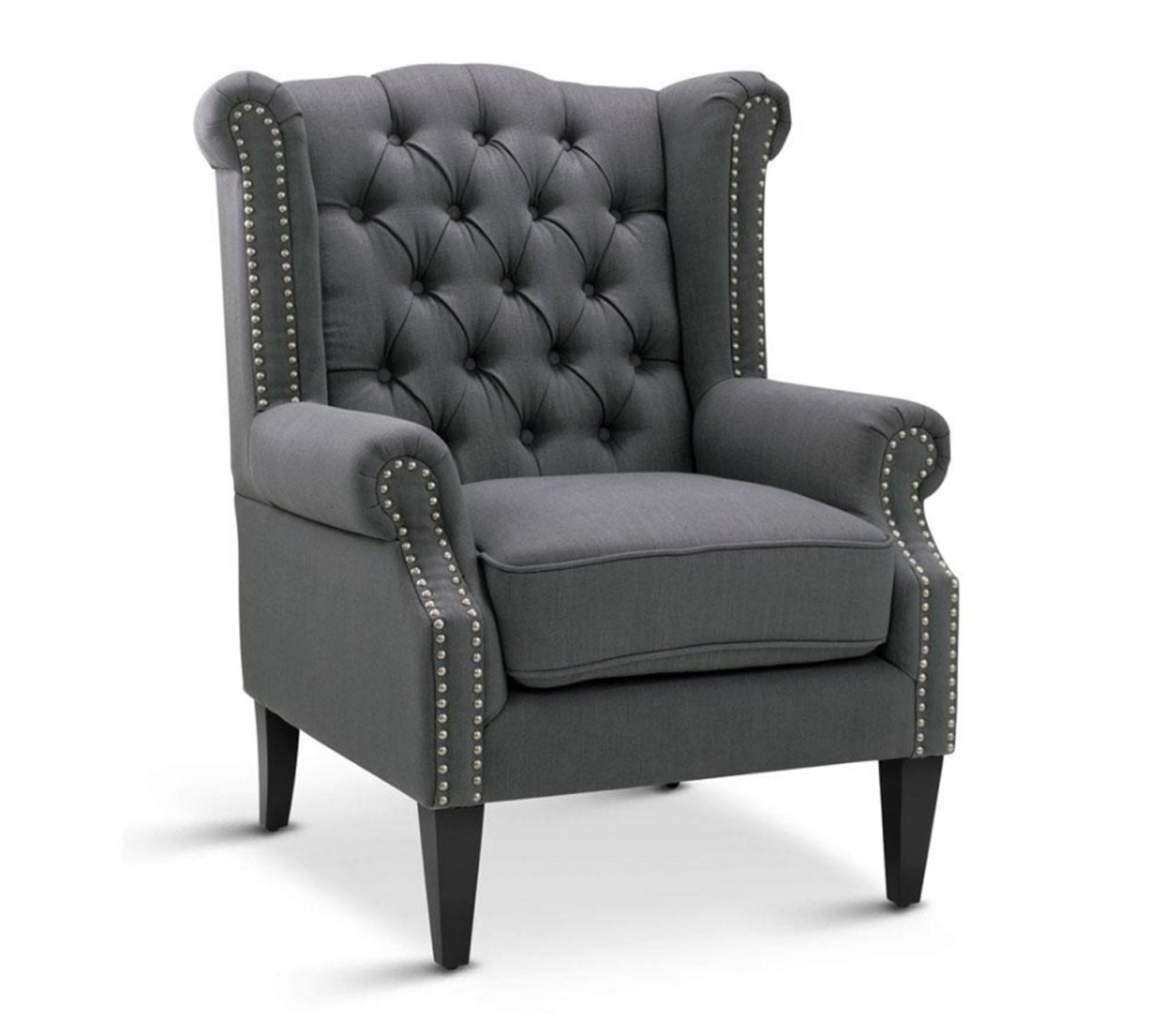 High Back Wing Chair Cushioned Lounge Chair Chair