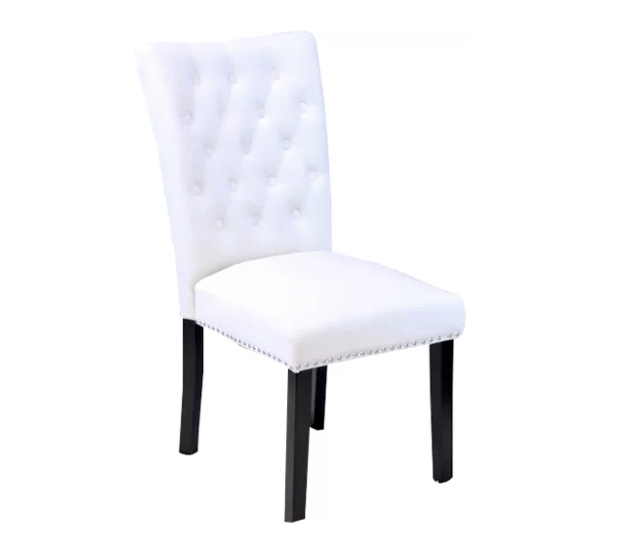 Solid Wooden Frame Legs Base Fabric Velvet Armless Dining Chair