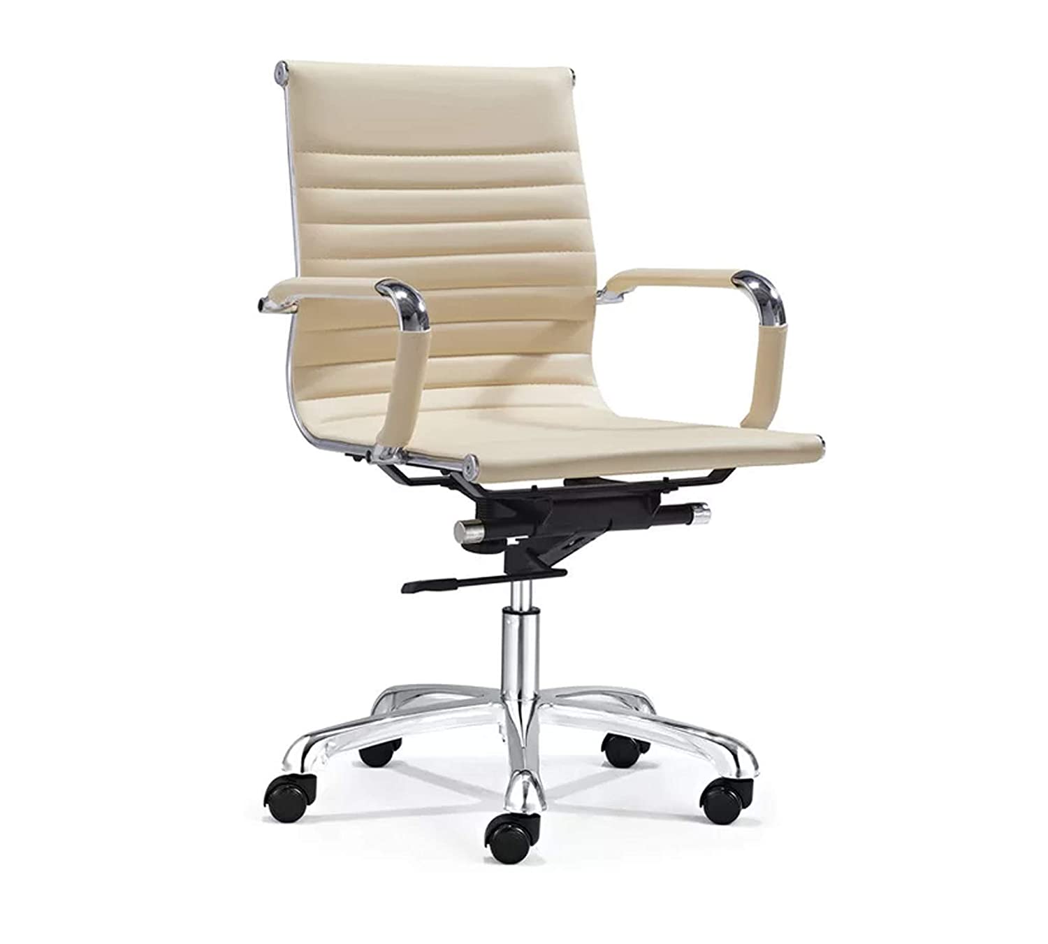 Medium Back Office Executive Chair with Height Adjustable Chrome Base