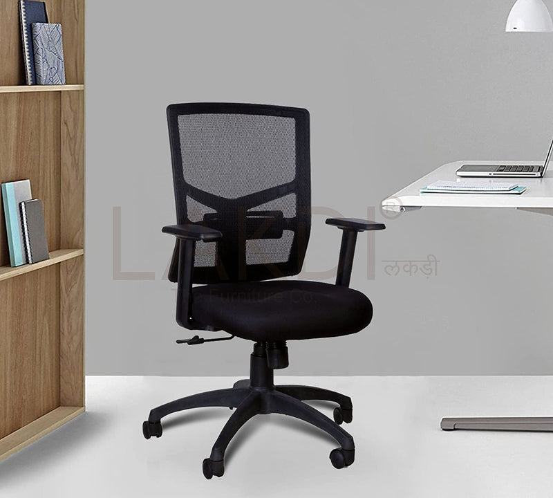 Nylon Frame Base Medium Back Office Executive Mesh Chair