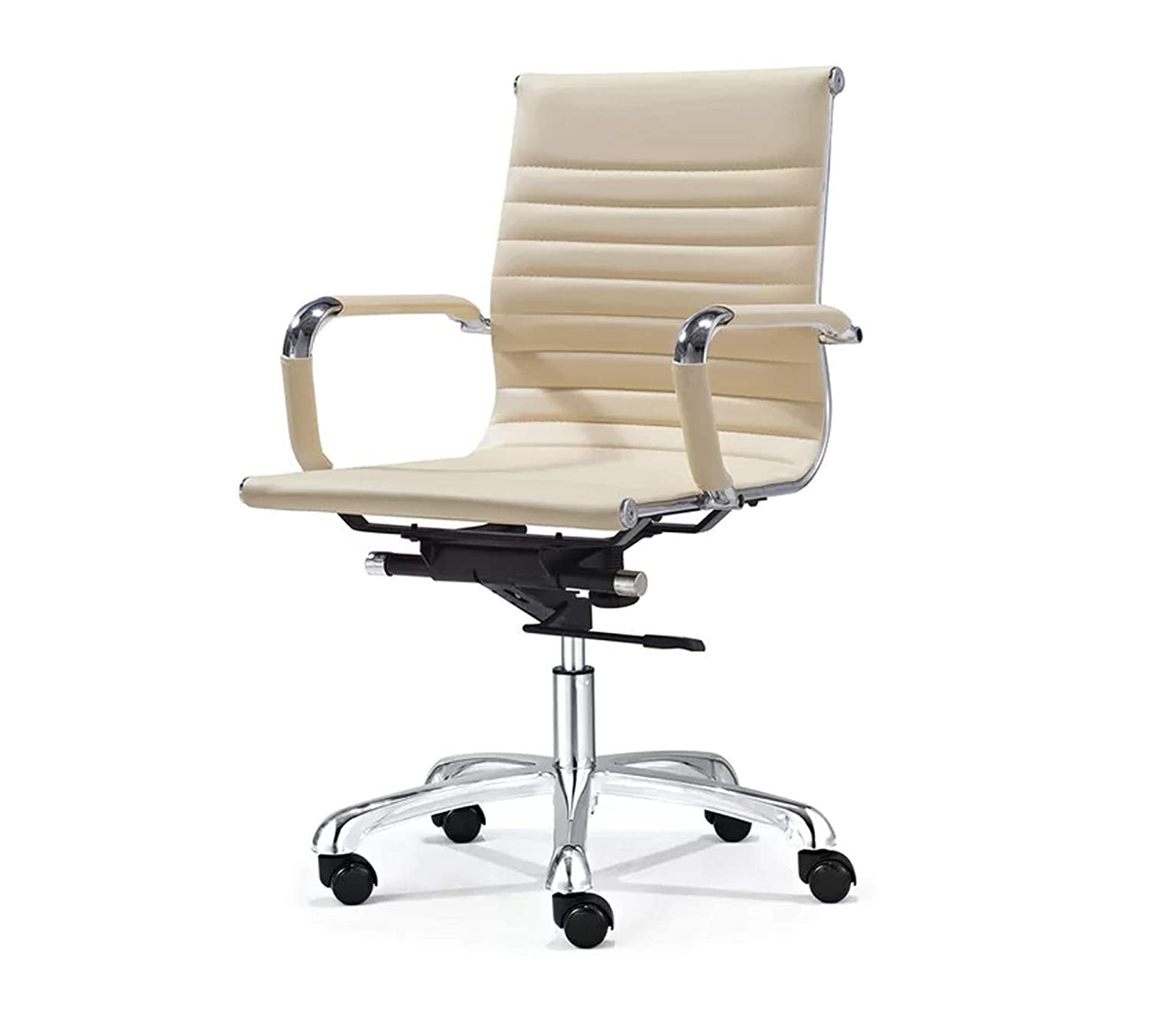 Medium Back Office Executive Chair with Height Adjustable Chrome Base