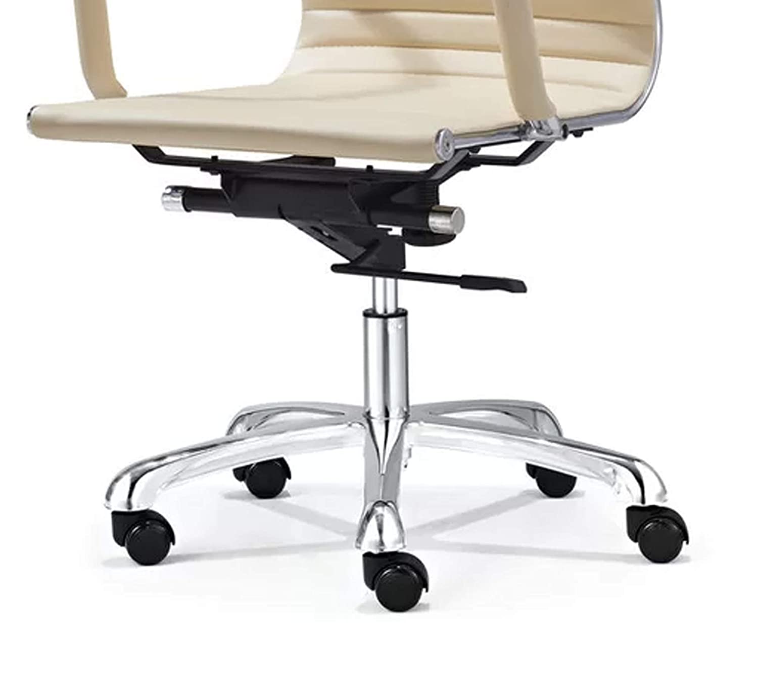 Medium Back Office Executive Chair with Height Adjustable Chrome Base