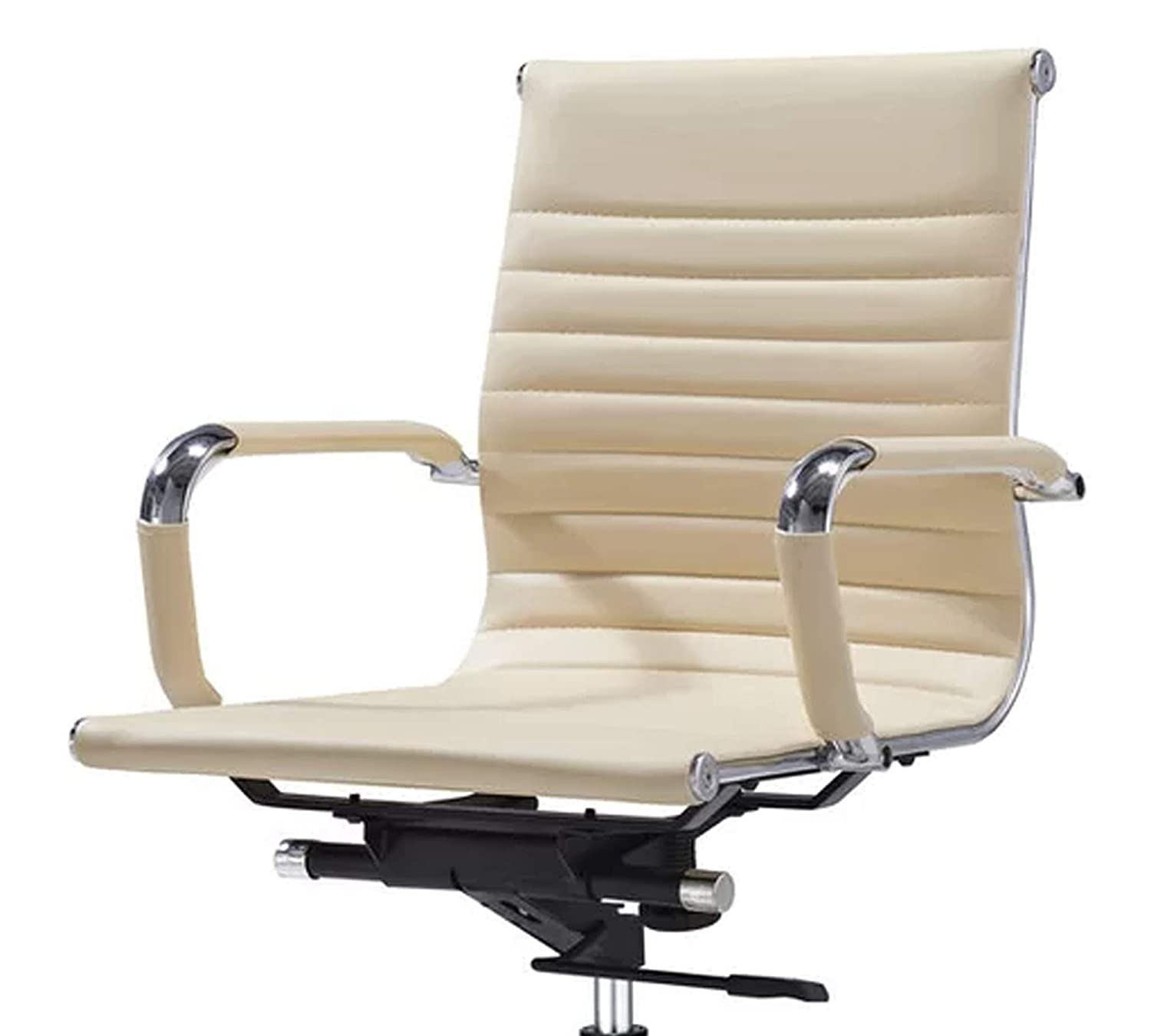 Medium Back Office Executive Chair with Height Adjustable Chrome Base