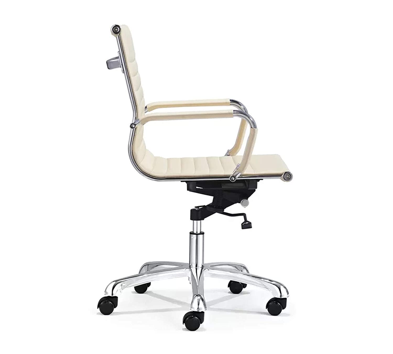 Medium Back Office Executive Chair with Height Adjustable Chrome Base