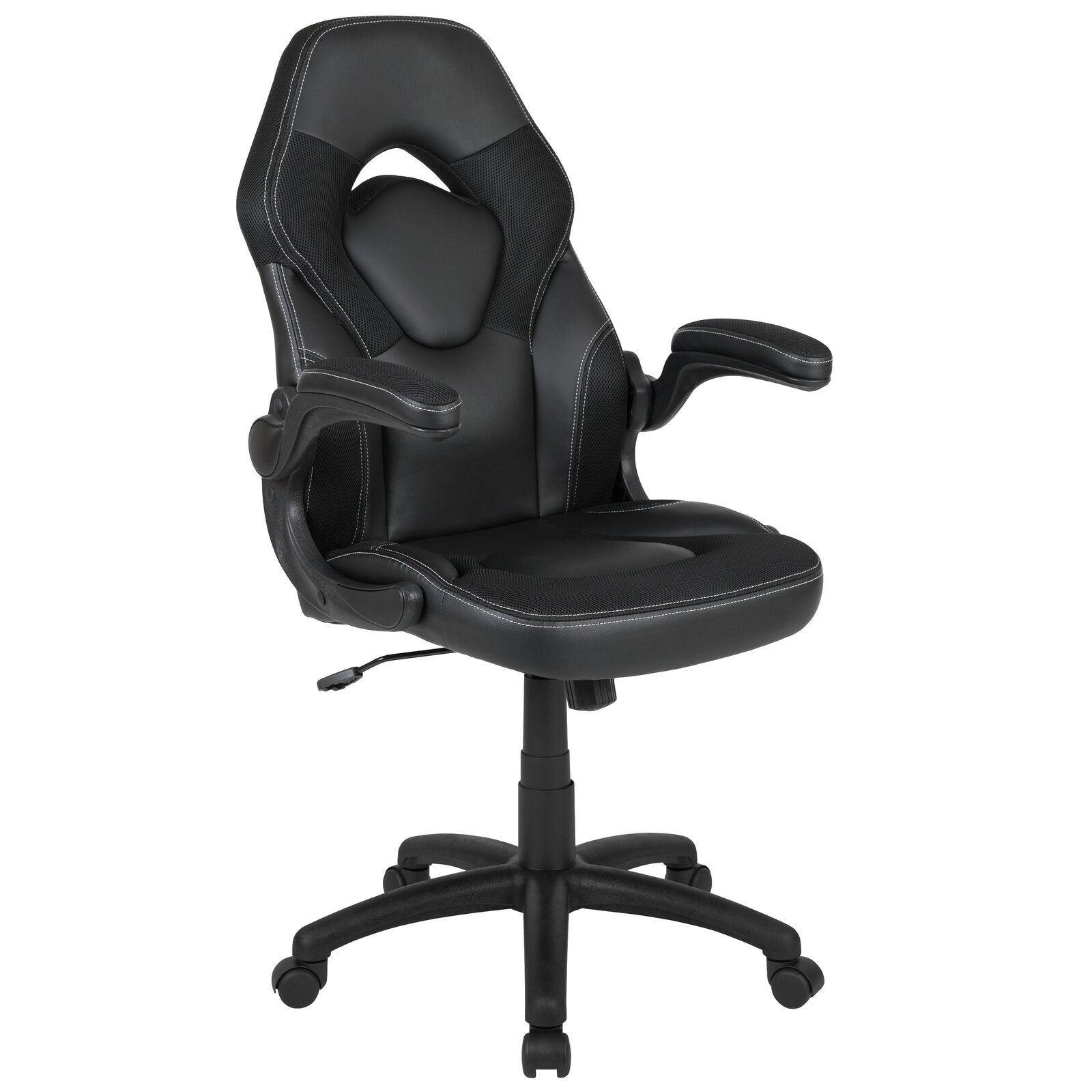 Gaming Chair with Nylon Caster Swivel & Wheel Base