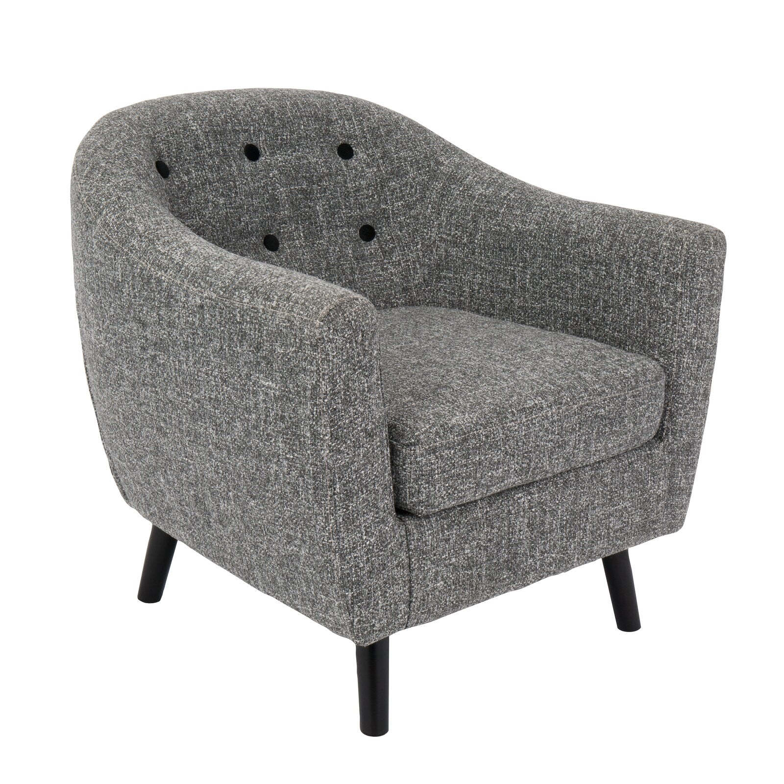 Single Seat Linen Fabric Armchair