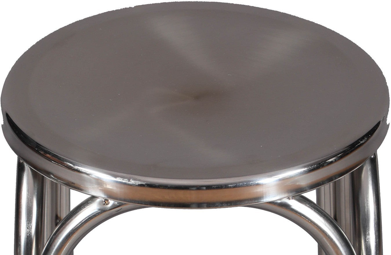 Dr Office Stools Chrome Finish (Silver)