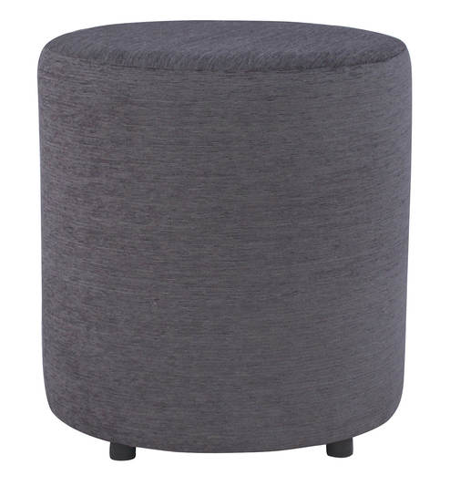 Solid Wooden Frame Fabric Pouffe